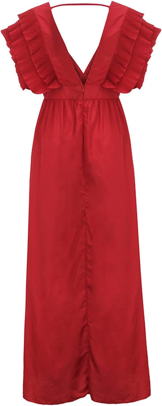 Drune - Elegantes Kleid mit gerafften Ärmeln