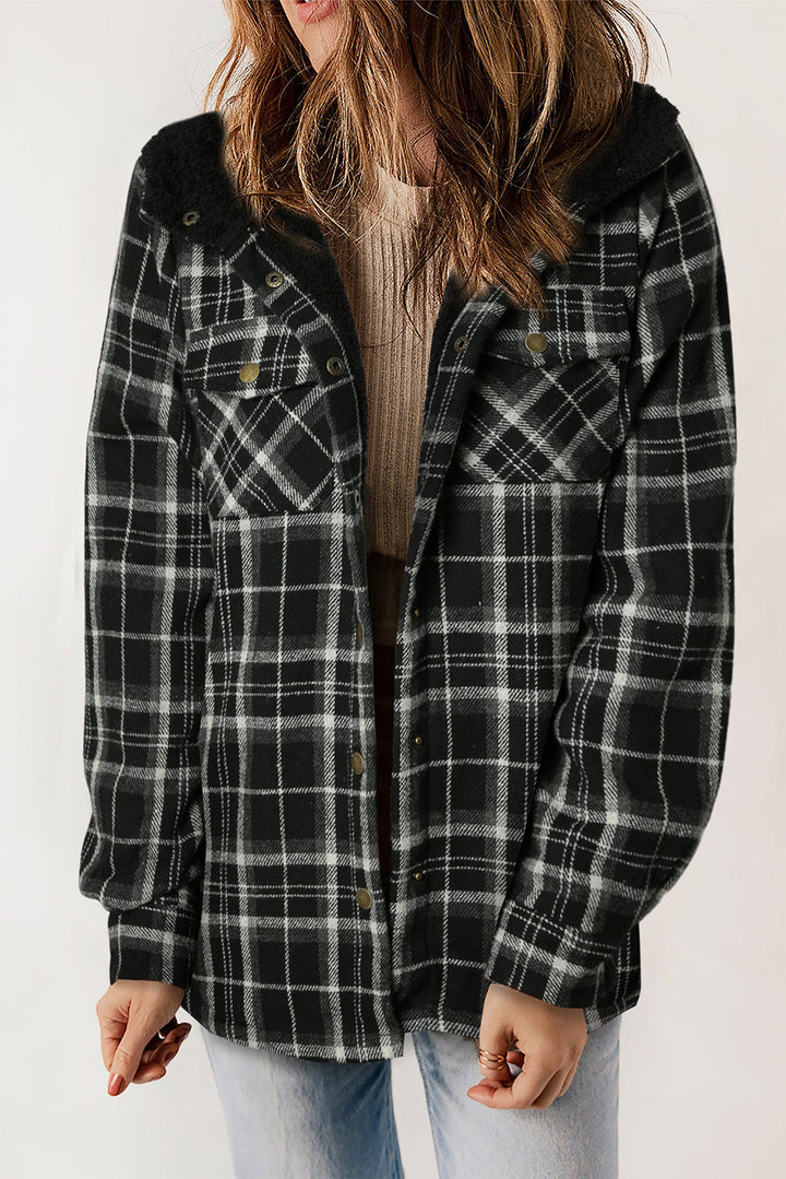 Drune | Gitterjacke mit Plüschfutter Warm und Stilvoll Ideal Für Den Alltag