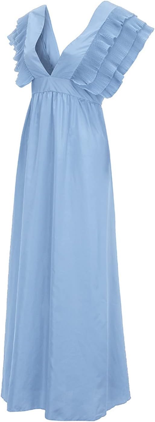 Drune - Elegantes Kleid mit gerafften Ärmeln