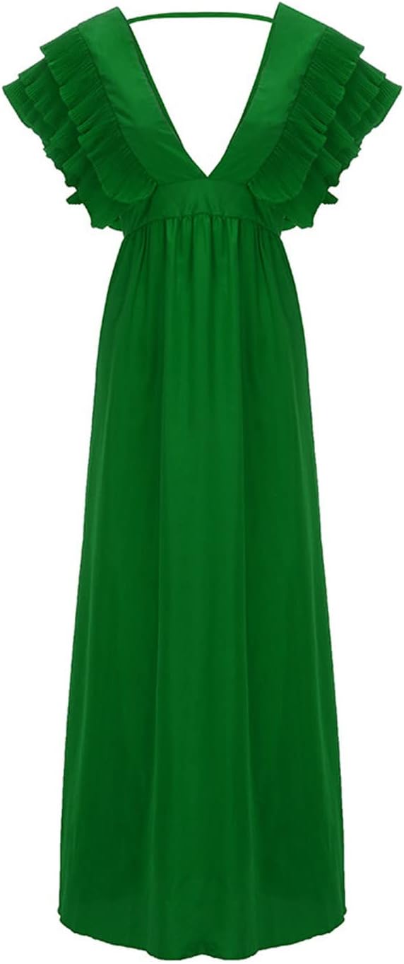 Drune - Elegantes Kleid mit gerafften Ärmeln