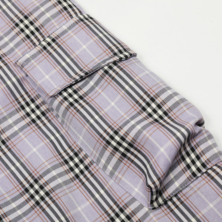Drune | Herren karierte Hose
