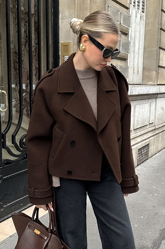 Drune | Wollmischung Doppelreiher Jacket