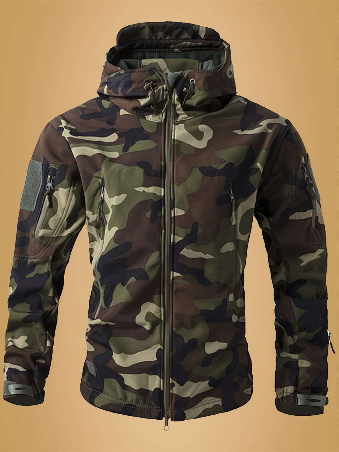 Drune | Camouflage Softshell Jacke