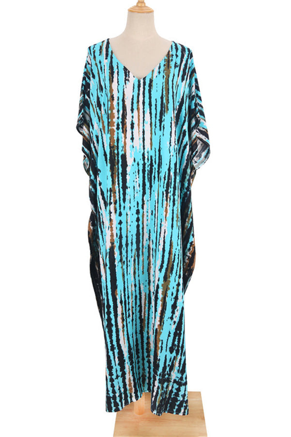 Drune Freely – Lockeres Überwurfkleid im Batik-Boho-Stil