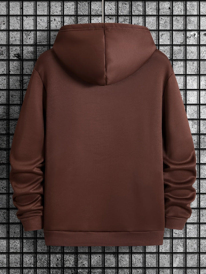 Drune | Weihnachtskapuzenpullover mit Rentierdruck Polyester Frohe Weihnachten Design