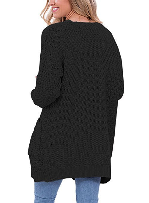 Damen Strickjacke mit strukturiertem Muster und praktischen Taschen Drune