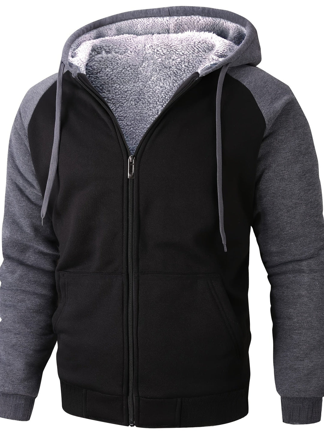 Drune | Gefütterte Sherpa-Fleece Herren Kapuzenweste