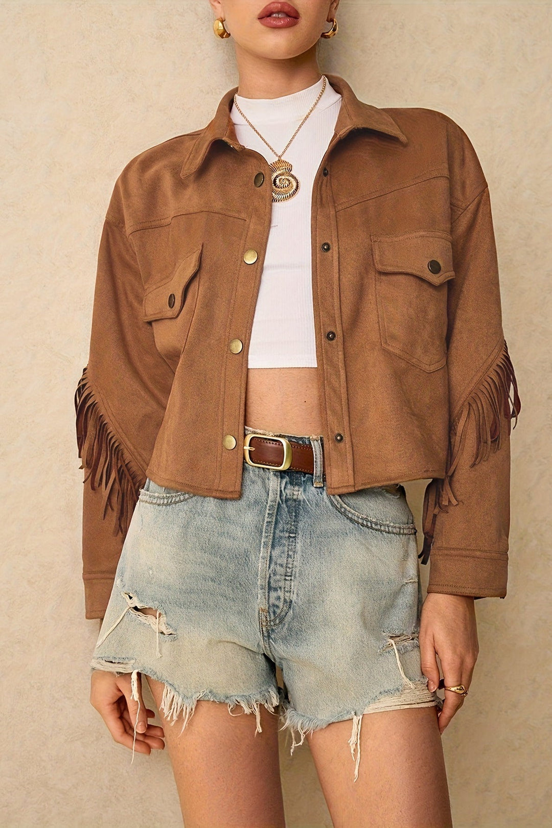 Drune | Trim Drop Shoulder Casual Jacke