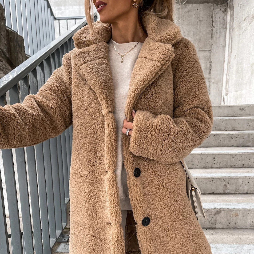 Drune | Eleganz Langarm-Pulloverjacke für Damen