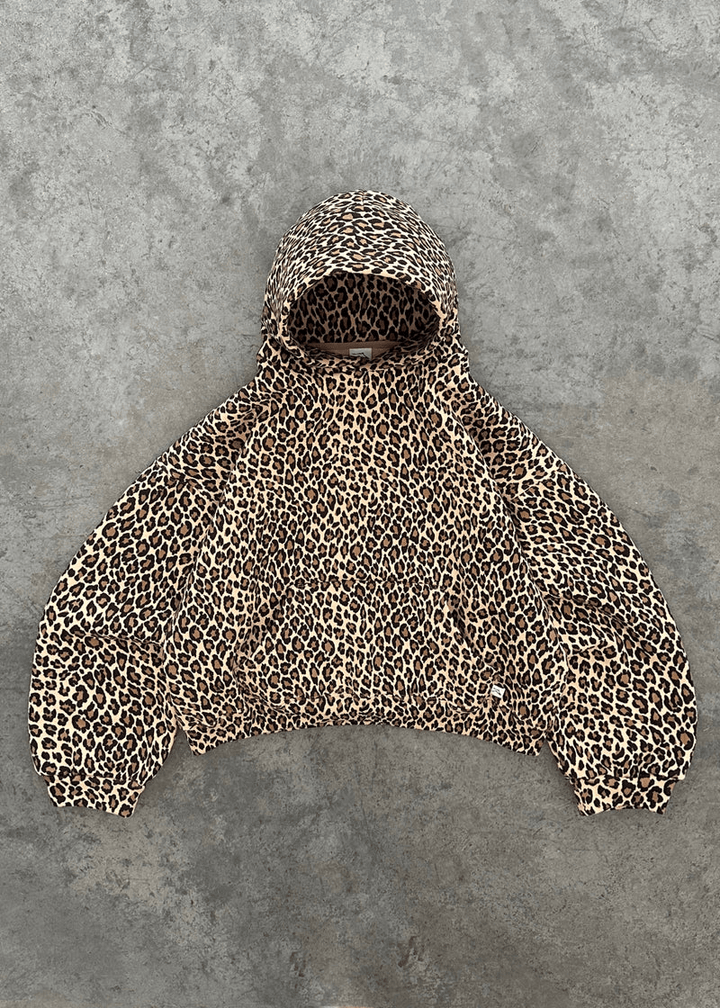 Drune | Kapuzenpullover mit Leopardenmuster für einen lässig-schicken Look