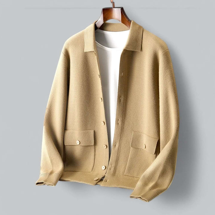 Drune | Herren Kaschmir-Mischung Cardigan Jacke