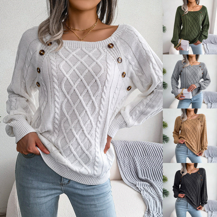 Drune | Pullover mit quadratischem Halsausschnitt zum Stricken
