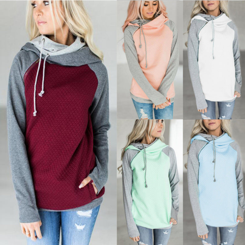 Damen Sportlicher Kapuzenpullover mit atmungsaktivem Design und lässigem Schnitt Drune