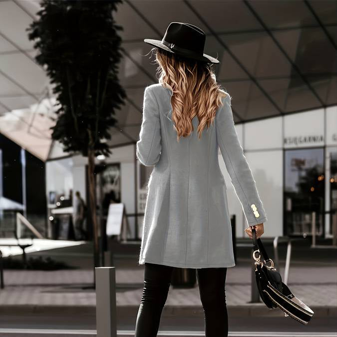 Drune | Damen Winterjacke Tailliert Doppelreihig