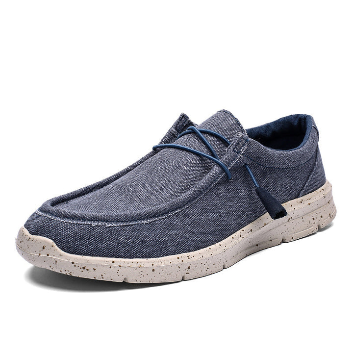 Ezra | Britische Segeltuch-Sneaker für Herren