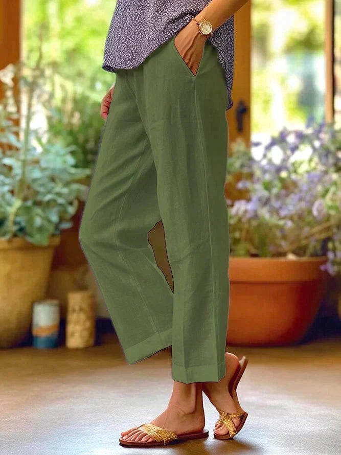 Drune | Damen Sommerhose aus Baumwolle