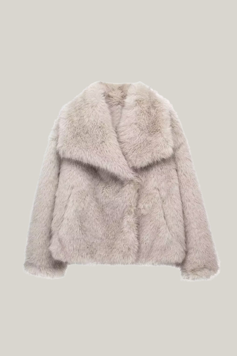 Drune | Revers Kunstfelljacke