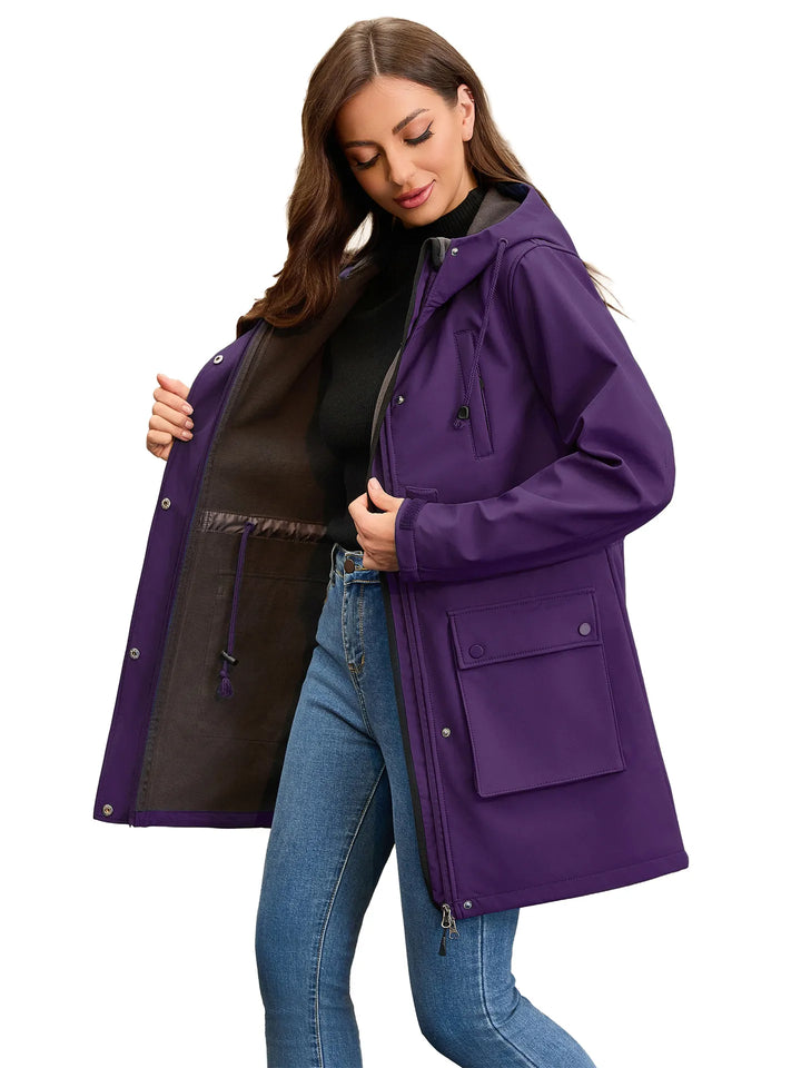 Drune | Wasserdichte Softshell-Jacke mit Kapuze für Damen Elina