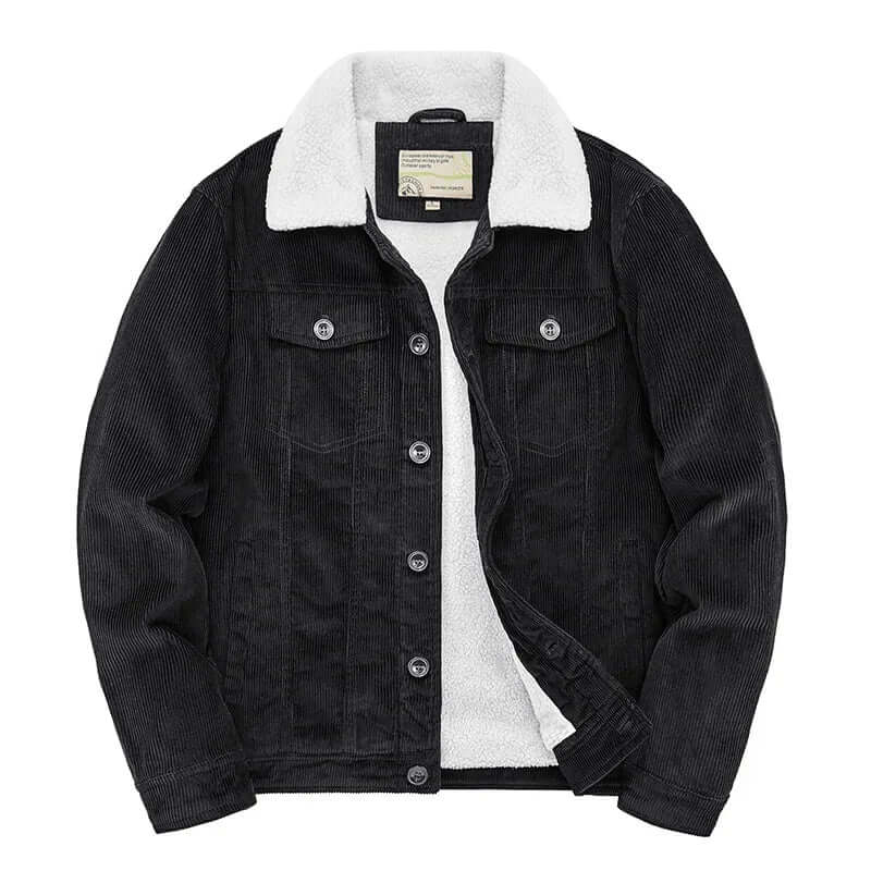 Drune | Herren Freizeit Cordjacke Windbreaker