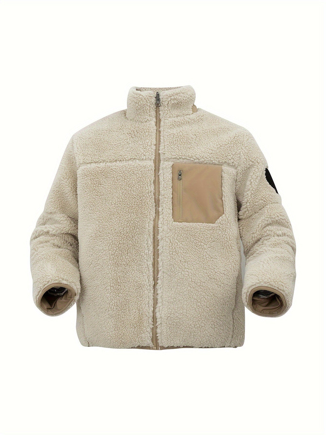 Drune | Hochgeschlossener Winter-Teddyjacke