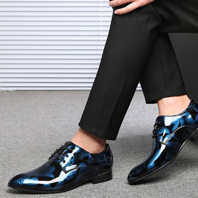 Drune | Große Herren Business Freizeitschuhe Aus Glanzleder