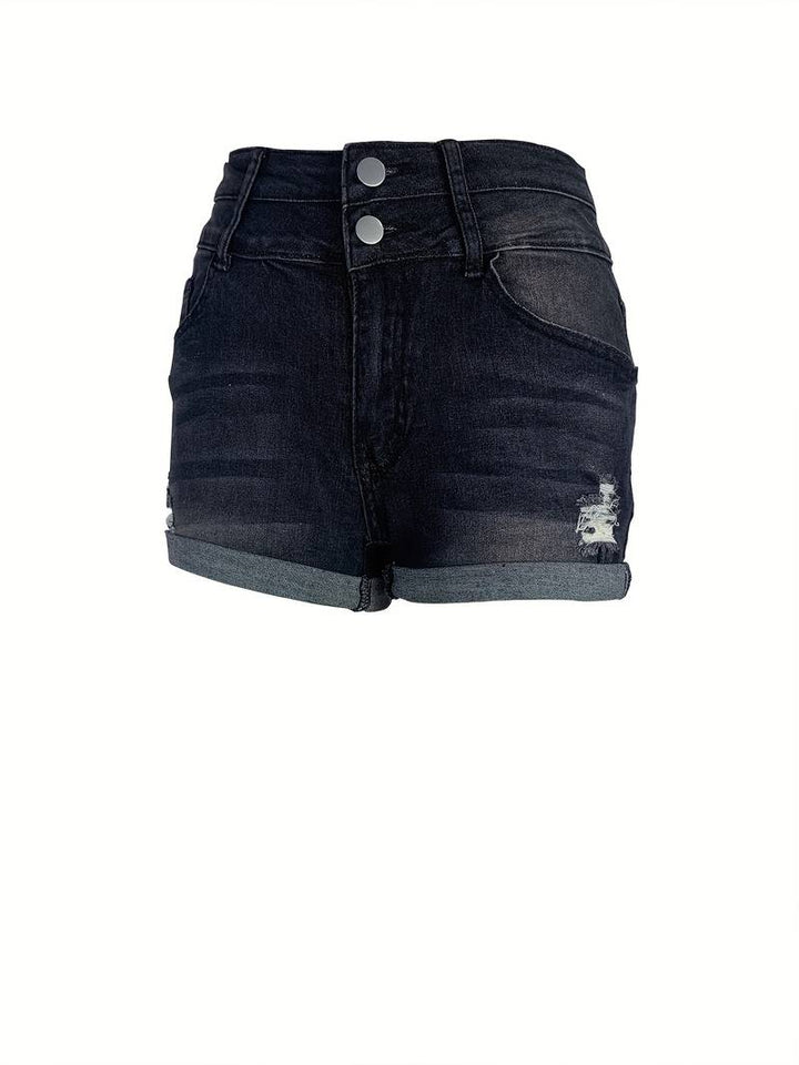 Drune | Frühling/Sommer Rippend Denim Shorts