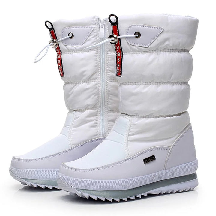 Drune | Damen Wasserdichte Mid-Calf Plüsch Stiefel
