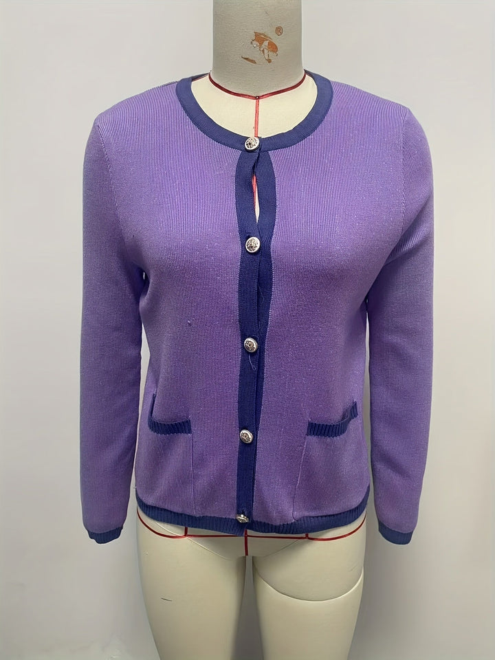 Drune | warmer Woll Strickcardigan mit Taschen für Damen - Perfekt für den Alltag