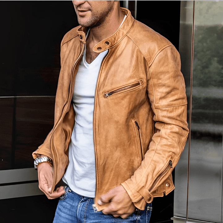Drune | Stylische Lederjacke für Männer