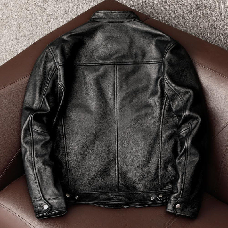 Drune | Herren Leder Bomberjacke
