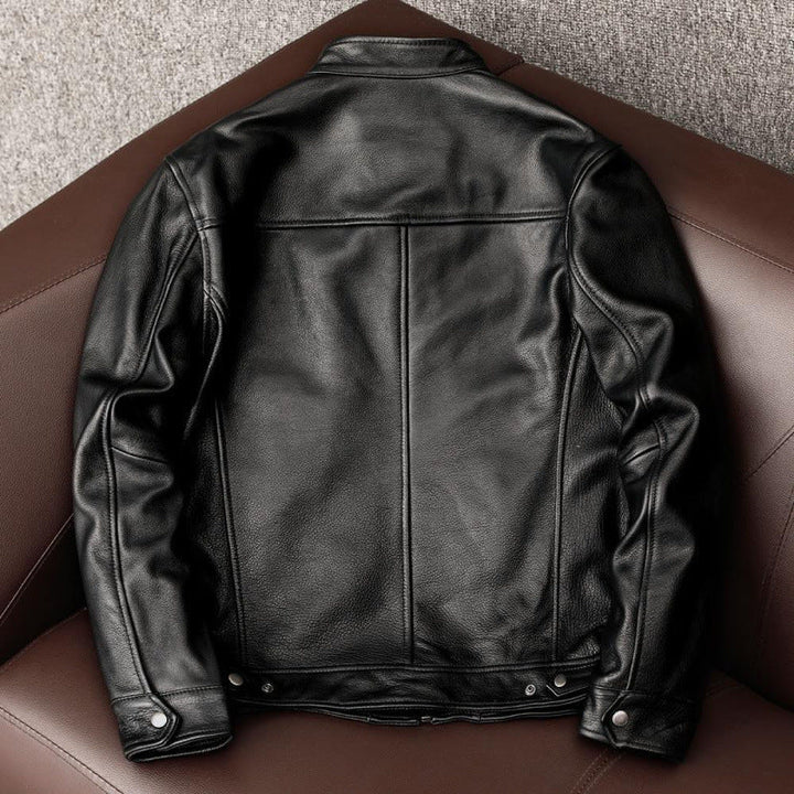 Drune | Herren Leder Bomberjacke