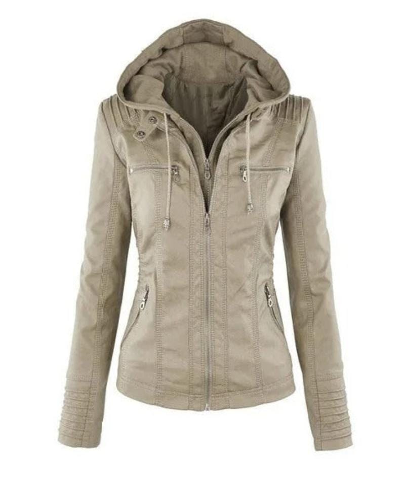 Drune | Vintage-Damenjacke mit Kapuze