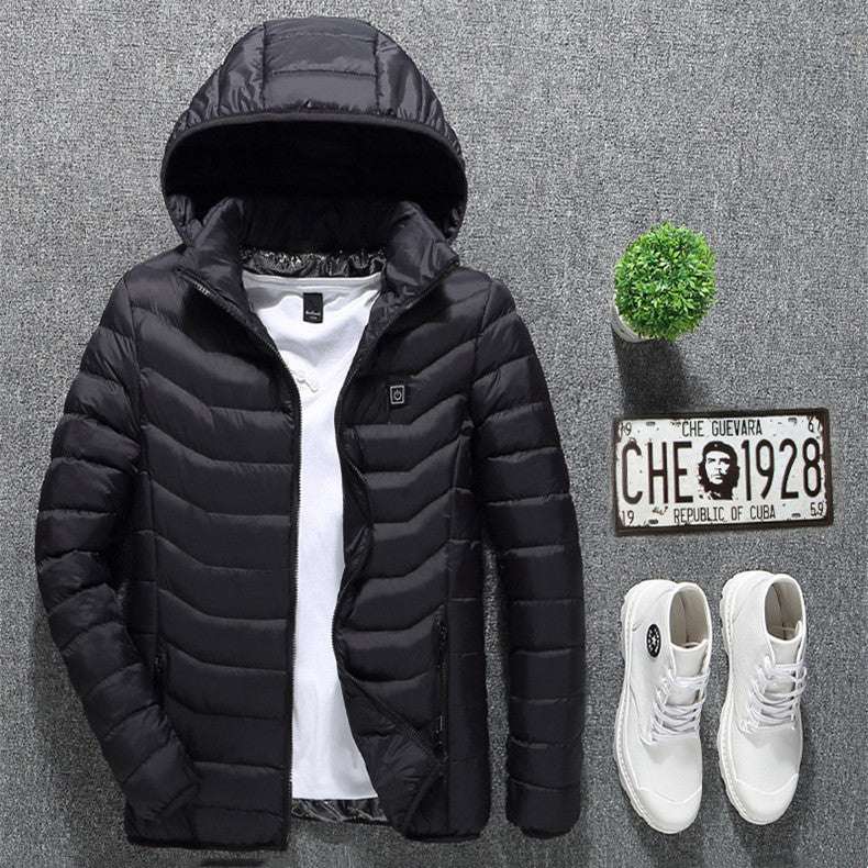 Drune | Elegante USB-heizbare Jacke für Herren, thermisch Winter