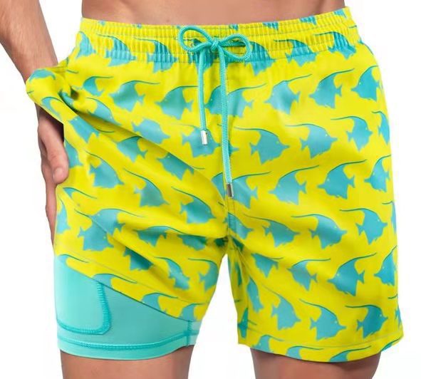 Drune | Doppellagige Strandshorts Für Herren