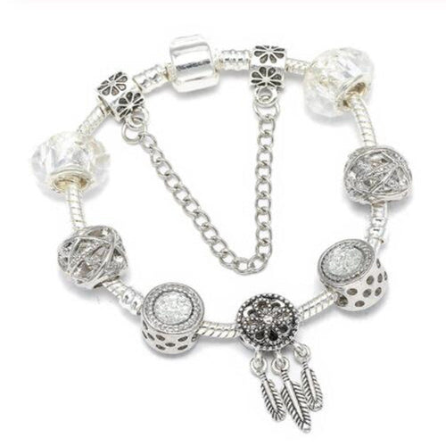 Drune | Pfirsichblüten Charme Armband