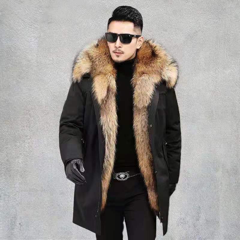 Drune | Herren Parka mit hohem Kragen