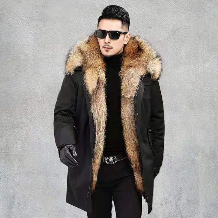 Drune | Herren Parka mit hohem Kragen