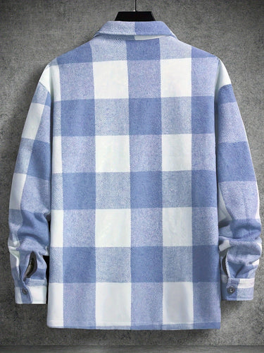 Drune | Karierter Hemdjacke Baumwolle Lässig und Trendy