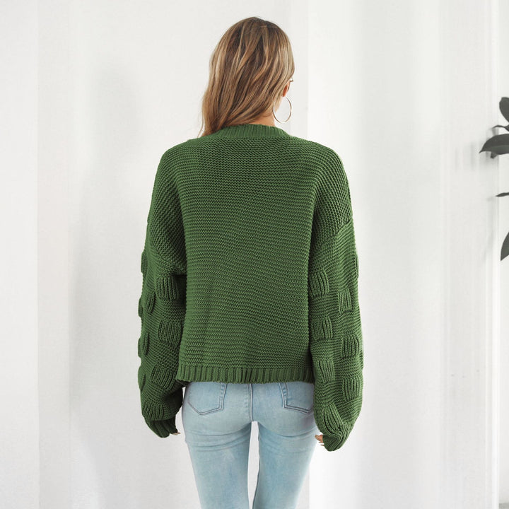 Drune | Strickjacke mit Puffärmeln