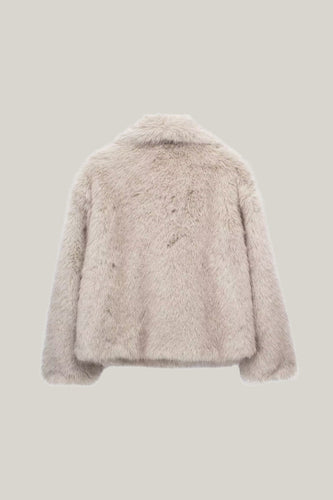 Drune | Revers Kunstfelljacke
