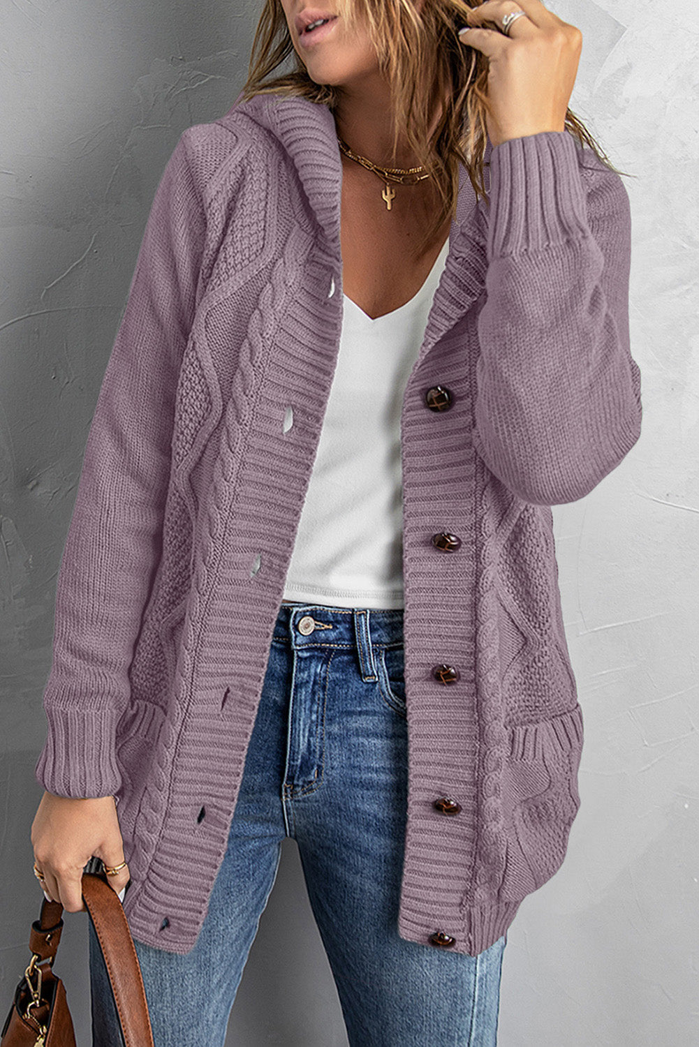 Drune | Lässige und Stilvolle Allgemeine Strickjacke