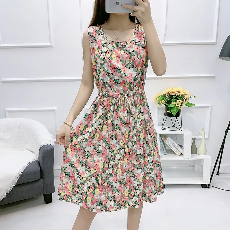 Drune | Chic Floral Kleid Eleganz