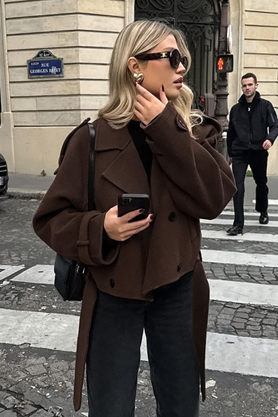 Drune | Wollmischung Doppelreiher Jacket