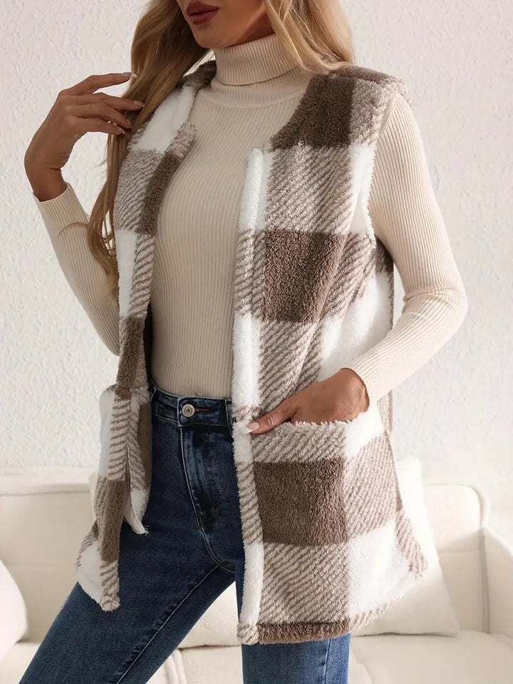 Drune | Sherpa Check Weste