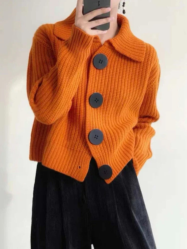 Drune | Elegante Strickjacke mit Knöpfen