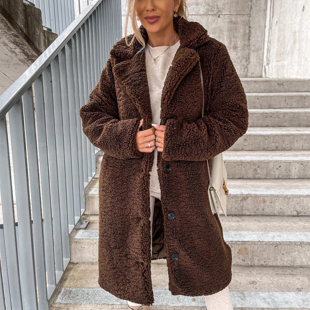 Drune | Eleganz Langarm-Pulloverjacke für Damen