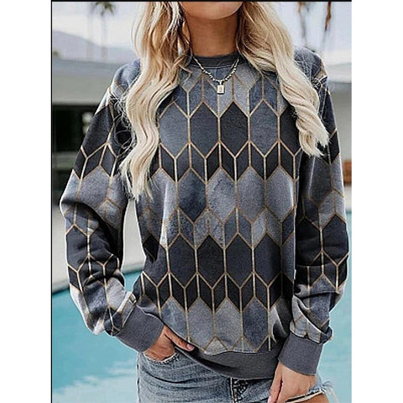 Drune | Lässiges Sweatshirt mit Zigzag-denimlook Weich und Trendy Perfekt Für Den Alltag