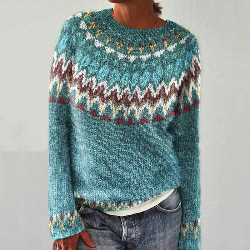 Drune | Stylischer Pullover mit Vintage-Muster