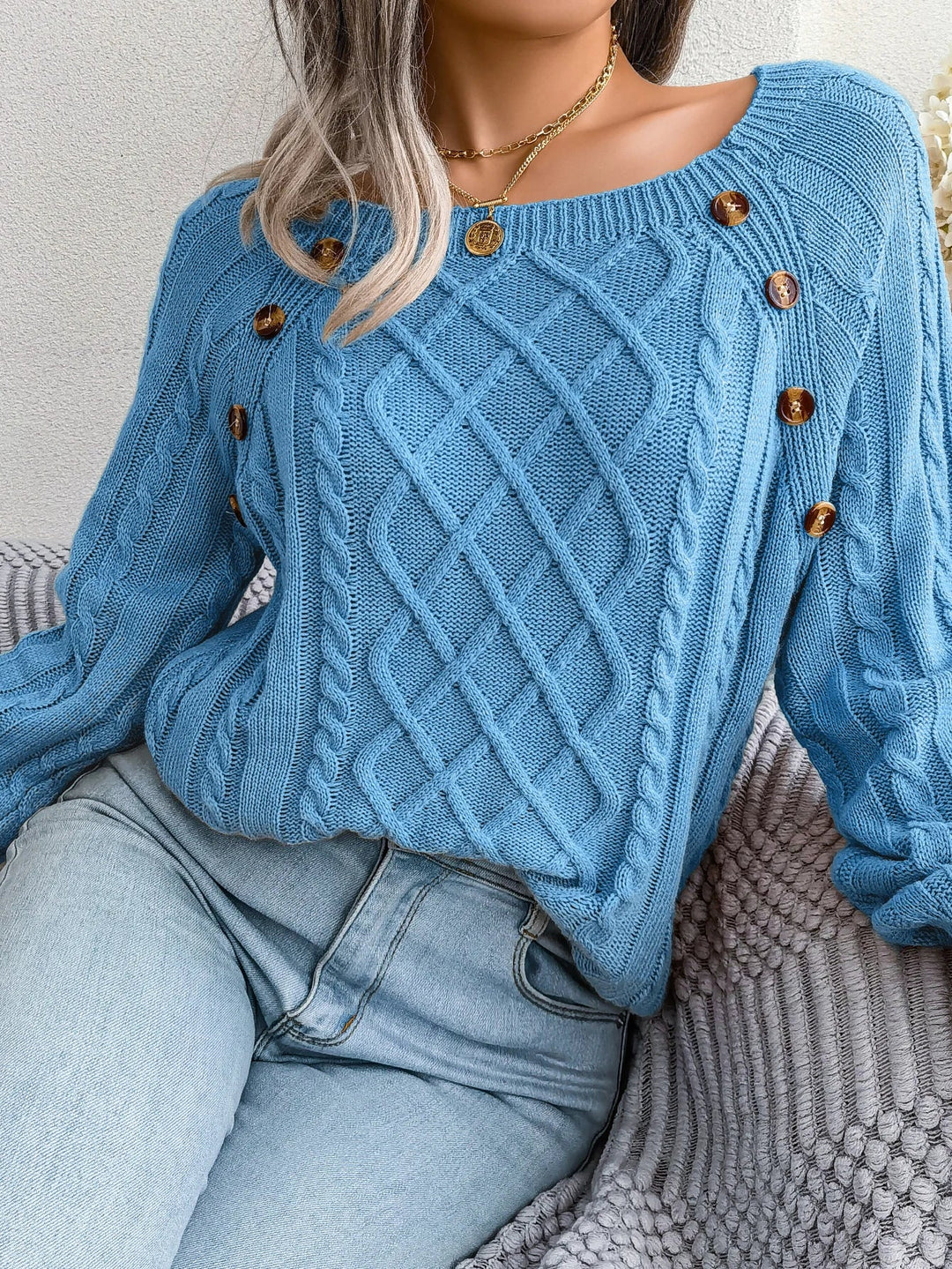 Drune | Diamant Strickpullover