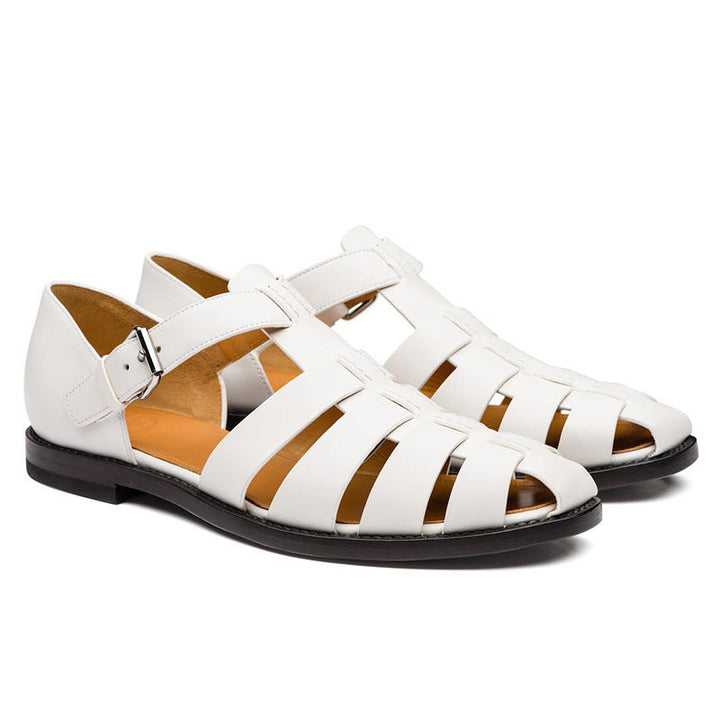 Drune | Colorblock Herren Sandale Aus Veganem Leder
